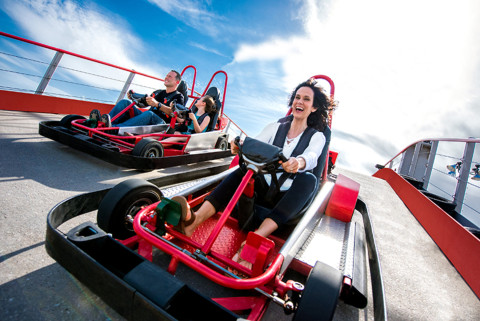 Go-kart racing at Fun Spot America Kissimmee